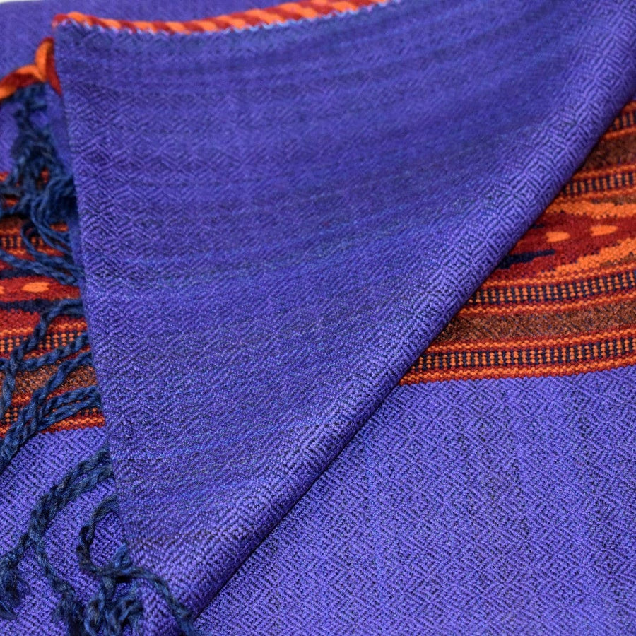 Sal Unisex confectionat din 100% Lana (Yak & Merino) ->Purple -> Cod: YAKMAR7 - Saluri din Lana de Yak & Merino