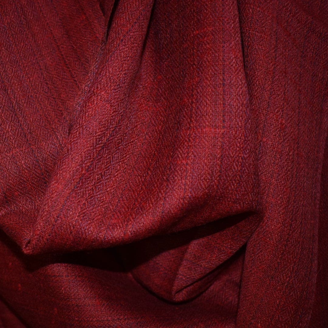 Sal Unisex confectionat din 100% Lana (Yak & Merino) ->Rosu Visina -> Cod: YAKNEW1 - Sal din lana de Yak & Merino