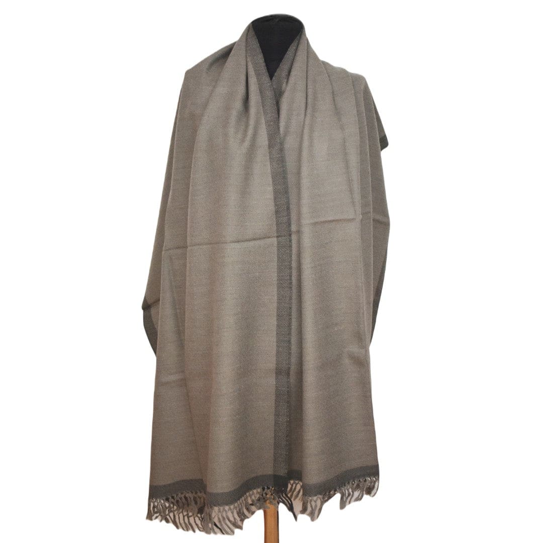 Sal Unisex confectionat din 100% Lana (Yak & Merino) ->Shades of Gray -> Cod: YAKNEW6 - Saluri din Lana de Yak & Merino