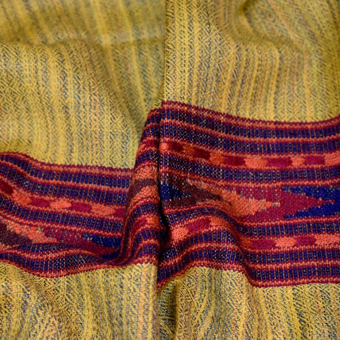 Sal Unisex confectionat din 100% Lana (Yak & Merino) ->Verde Kaki-> Cod: LANA1 - Sal din lana de Yak & Merino