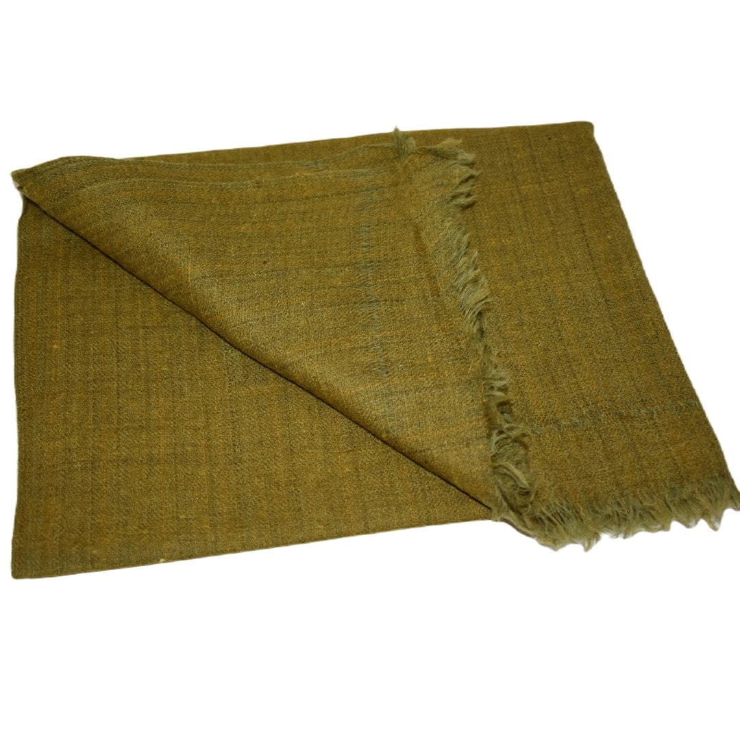 Sal Unisex confectionat din 100% Lana (Yak & Merino) ->Verde Khaki -> Cod: YAKNEW4 - Saluri din Lana de Yak & Merino