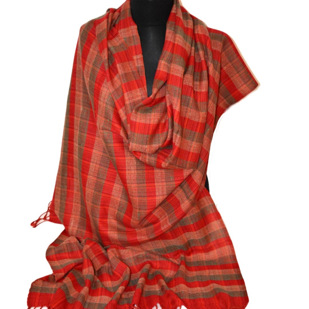 Sal Unisex confectionat din 100% Lana (Yak & Merino) ->Verde Smarald -> Cod: LANA6 - Sal din lana de Yak & Merino