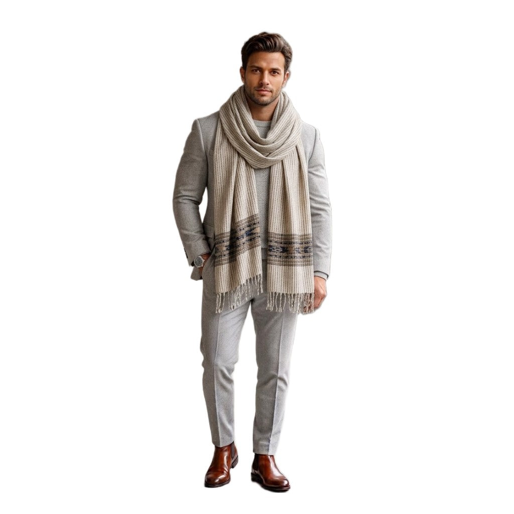 Sal Unisex confectionat din 100% Lana ( Yak & Merino ) ->YAKMAR1