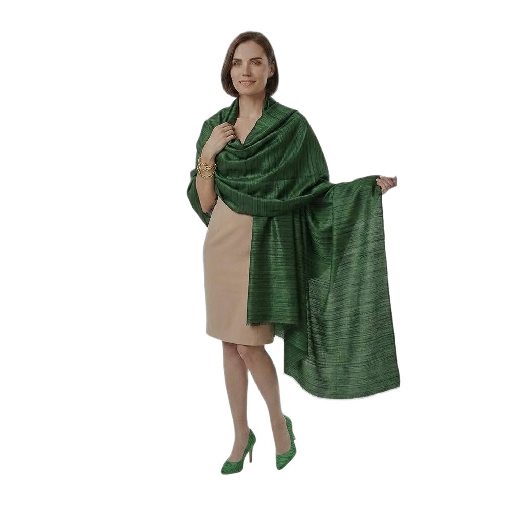 Sal tesut manual din 100% Matase Naturala Organica - Ghicha Tassar/Tussar Silk -> Cod: OrganicSilk13