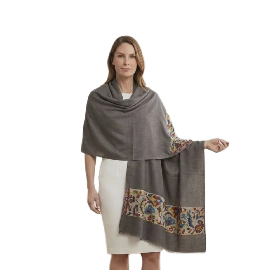 Sal  extrafin confectionat din Lana Cashmere & Matase Naturala -> Cod: CASHMSILK10