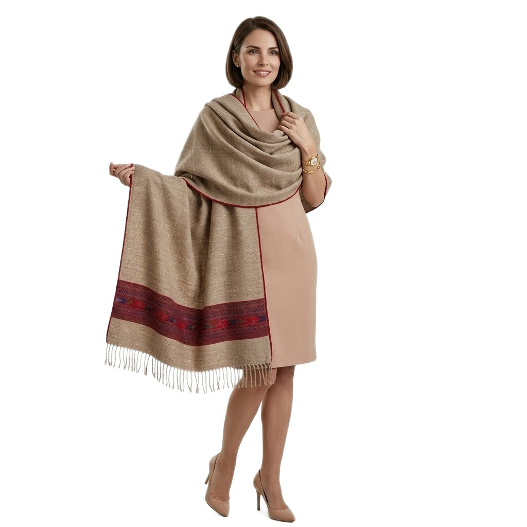 Sal Unisex confectionat din 100% Lana ( Yak & Merino ) -> Cod: LANA10