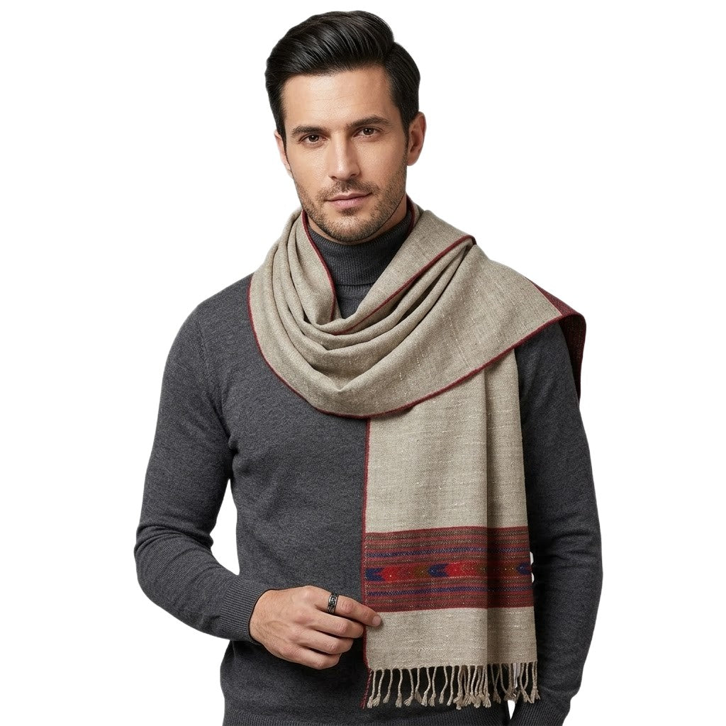 Sal Unisex confectionat din 100% Lana ( Yak & Merino ) -> Cod: LANA10