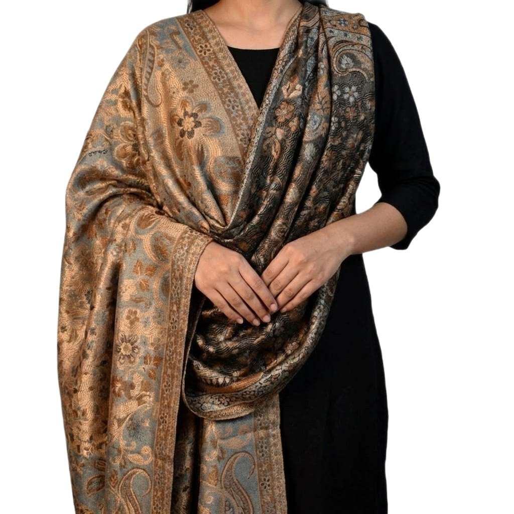 SAL Premium Jamawar din 100% Matase Naturala - Heritage -> Cod: PureSilkJamawar5