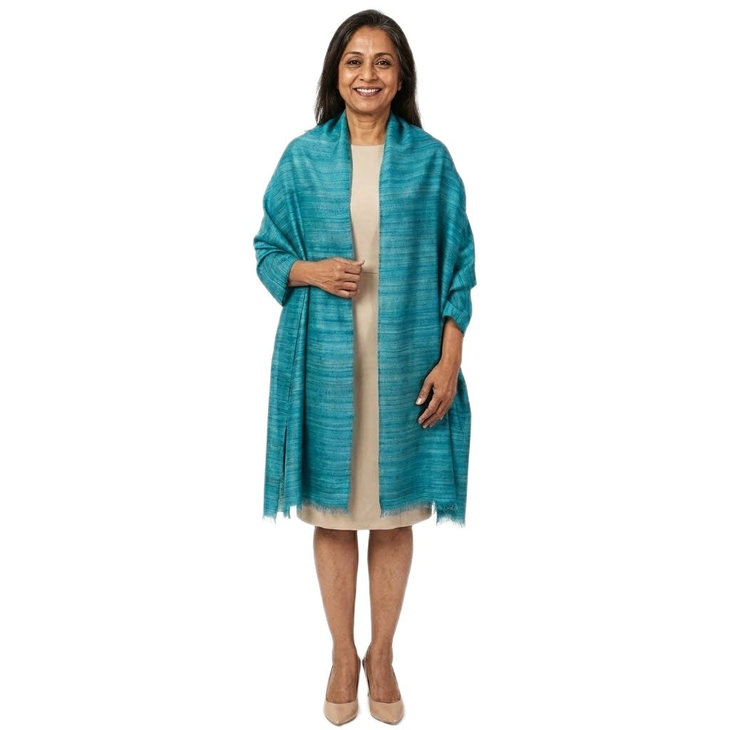 Sal tesut manual din 100% Matase Naturala Organica - Ghicha Tassar/Tussar Silk -> Cod: OrganicSilk3