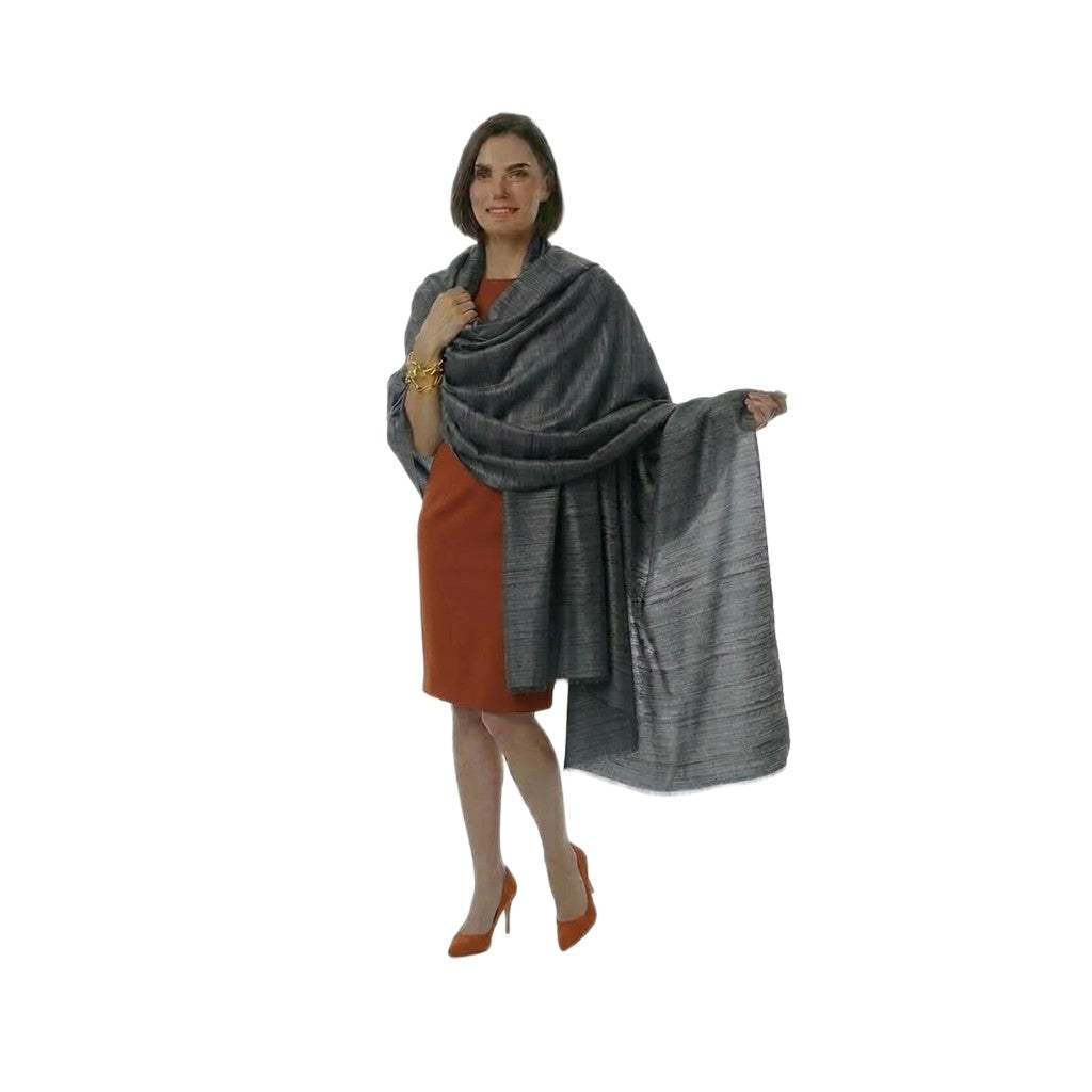 Sal tesut manual din 100% Matase Naturala Organica - Ghicha Tassar/Tussar Silk -> Cod: OrganicSilk2