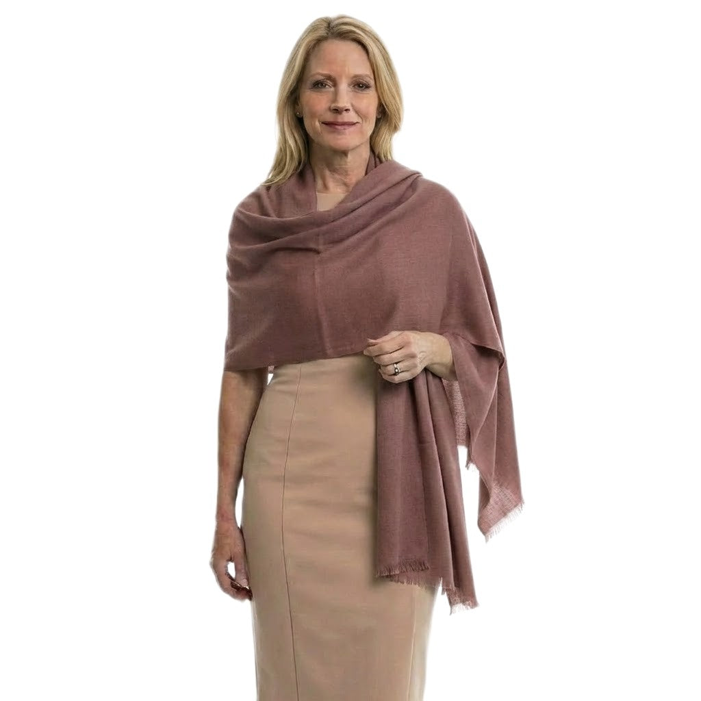 Sal Premium  Lana Cashmere si Matase Naturala-Capucino. Culoarea Pantone a anului 2025 - Cod: CASHJAN2