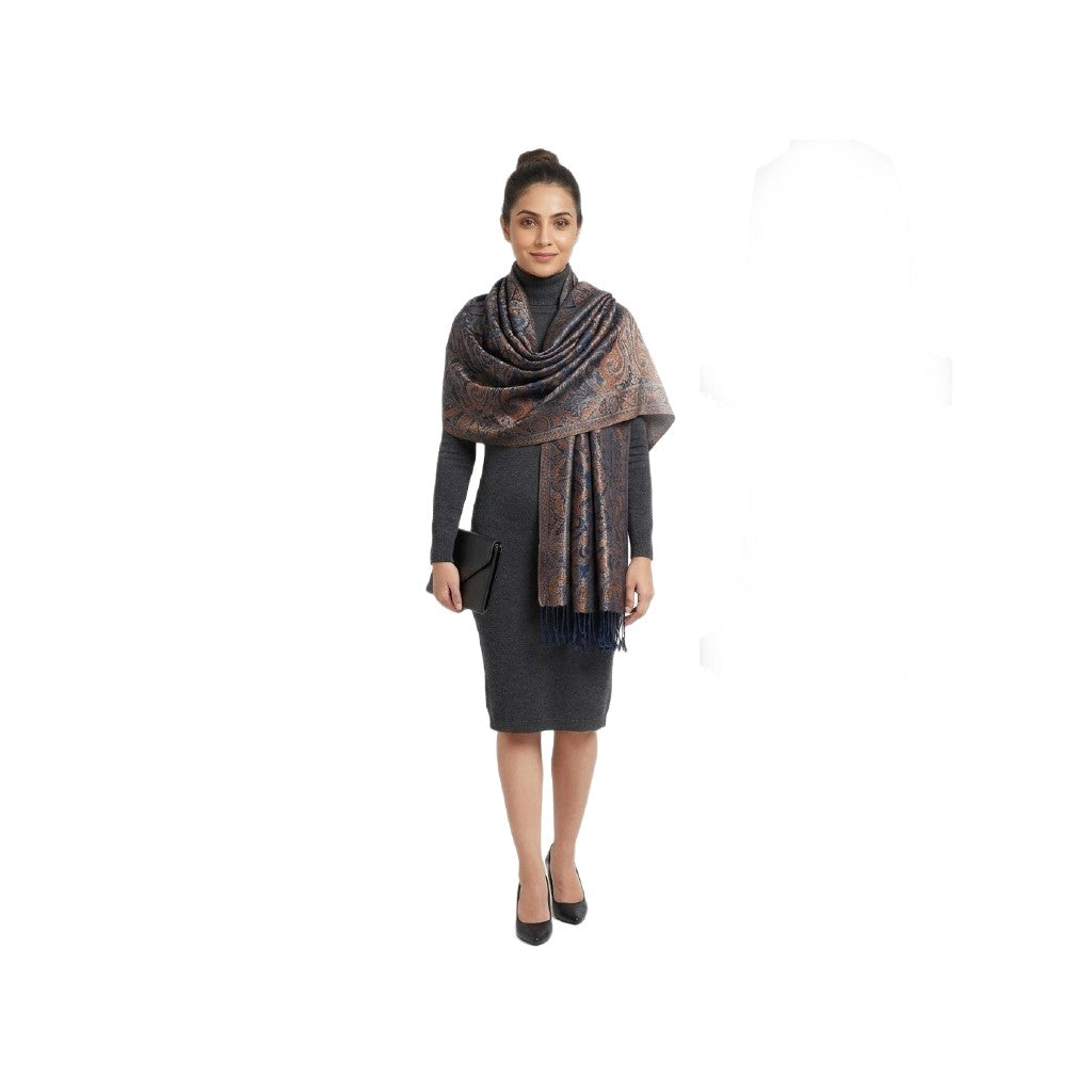 SAL Premium Jamawar din 100% Matase Naturala - Heritage -> Cod: PureSilkJamawar14