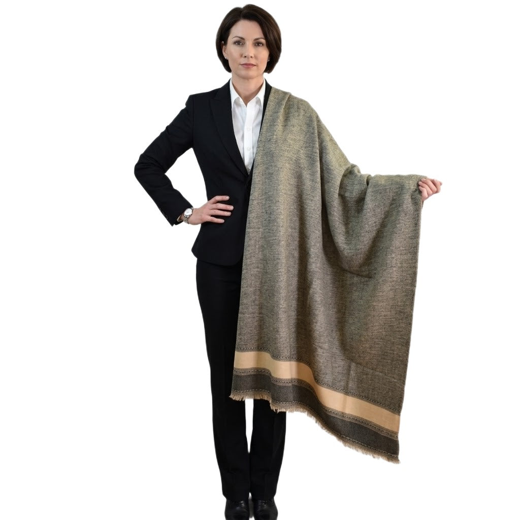 NOU! Sal de Dimensiuni Mari, tesut din 100% Lana cu textura superfina -> Cod:SALMARE4