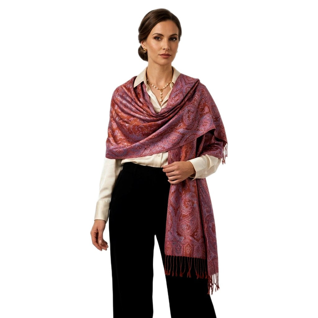 SAL Premium Jamawar din 100% Matase Naturala - Heritage -> Cod: PureSilkJamawar6