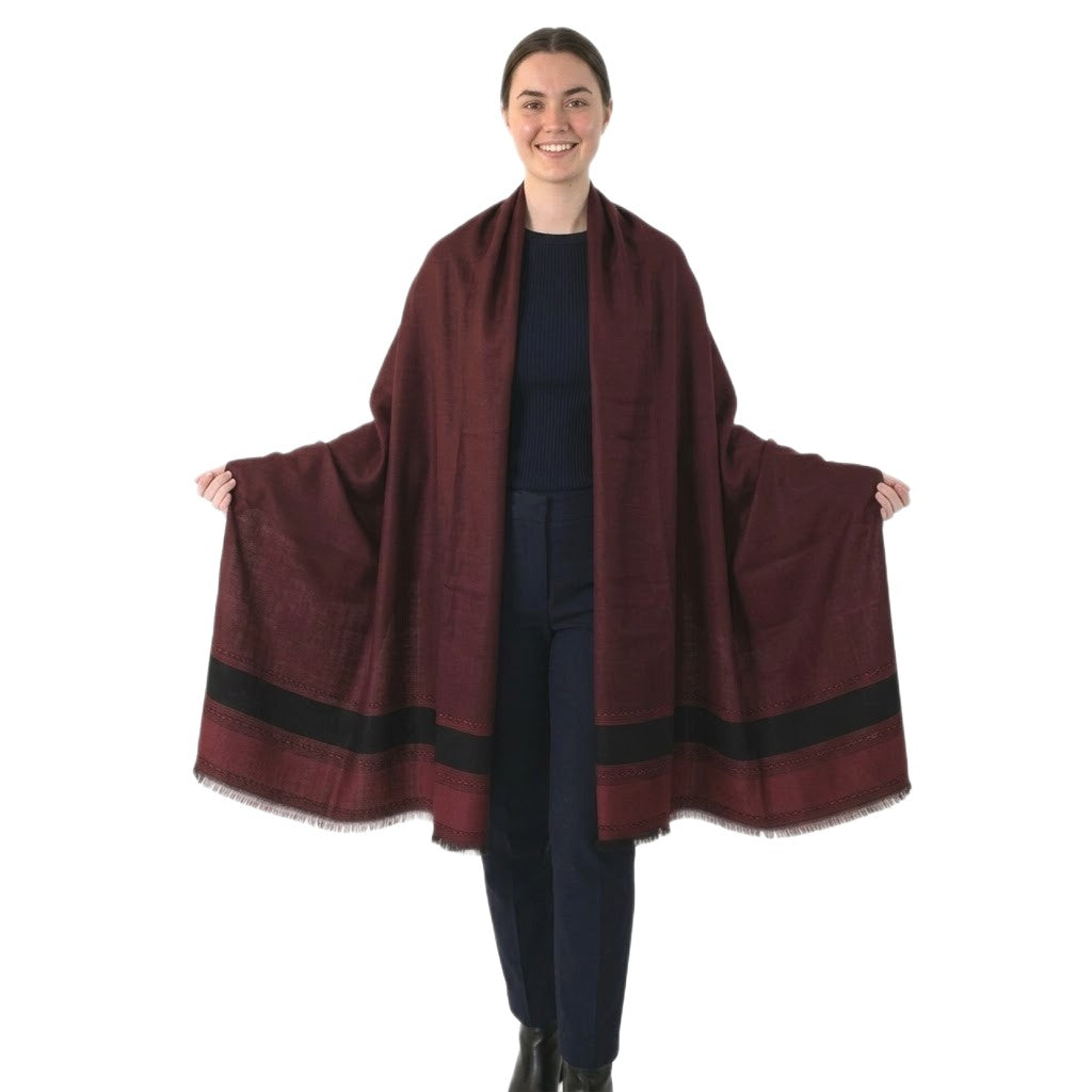 NOU! Sal de Dimensiuni Mari, tesut din 100% Lana cu textura superfina -> Cod:SALMARE1