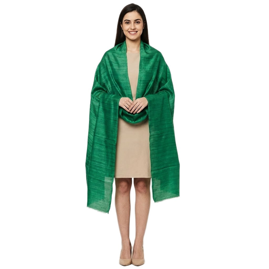 Sal tesut manual din 100% Matase Naturala Organica - Ghicha Tassar/Tussar Silk -> Cod: OrganicSIlk10