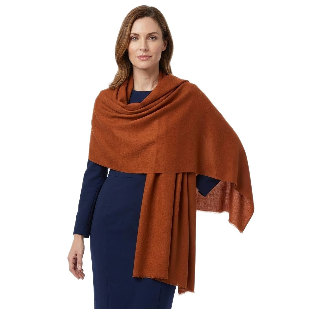 Esarfa Sal Lana Casmir si Matase Naturala - Aramiu -> Cod: CASMIRSILK19