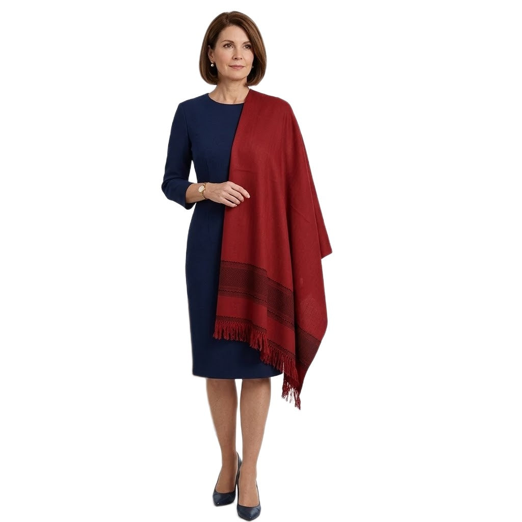 NOU! Sal de Dimensiuni Mari, tesut din 100% Lana cu textura superfina -> Cod:SALMARE5