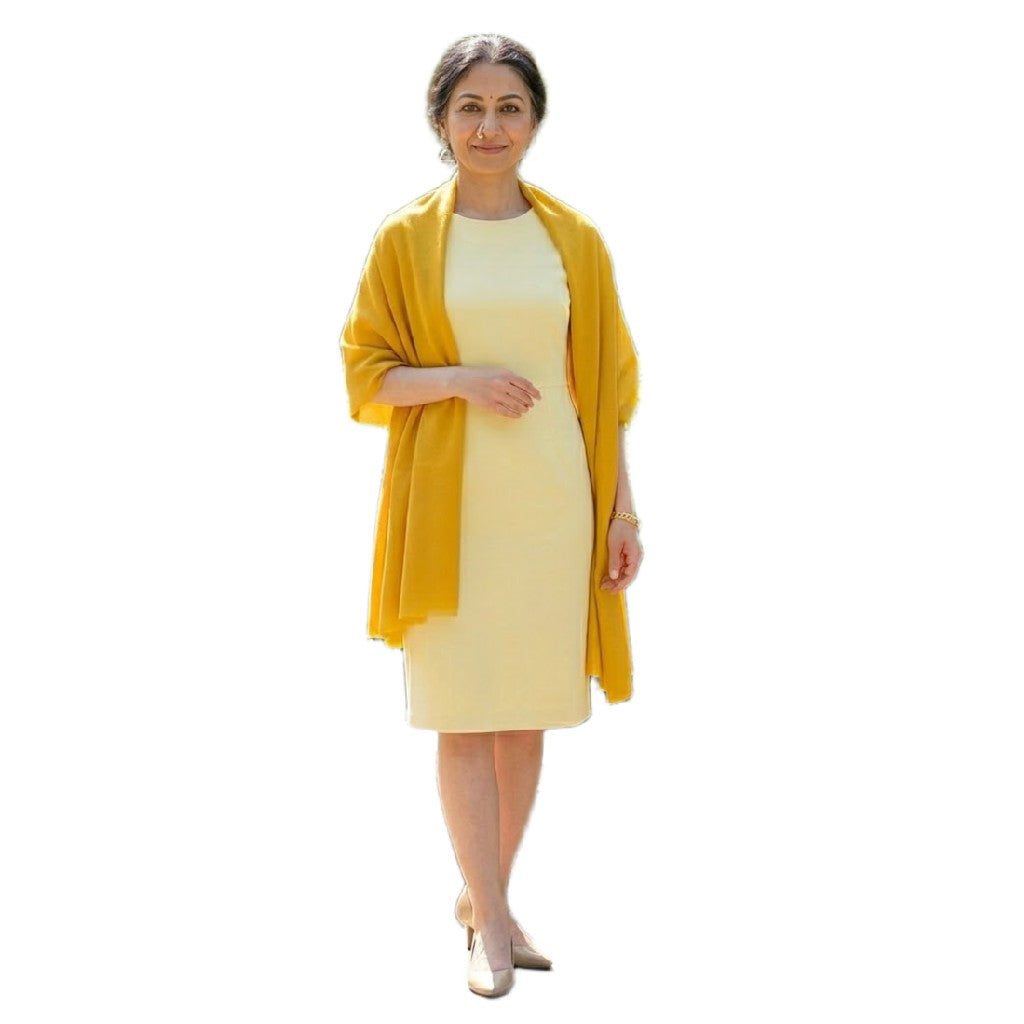 Esarfa Sal Lana Casmir si Matase Naturala - Ombre 2 nuante -> Cod: CASMIRSILK10