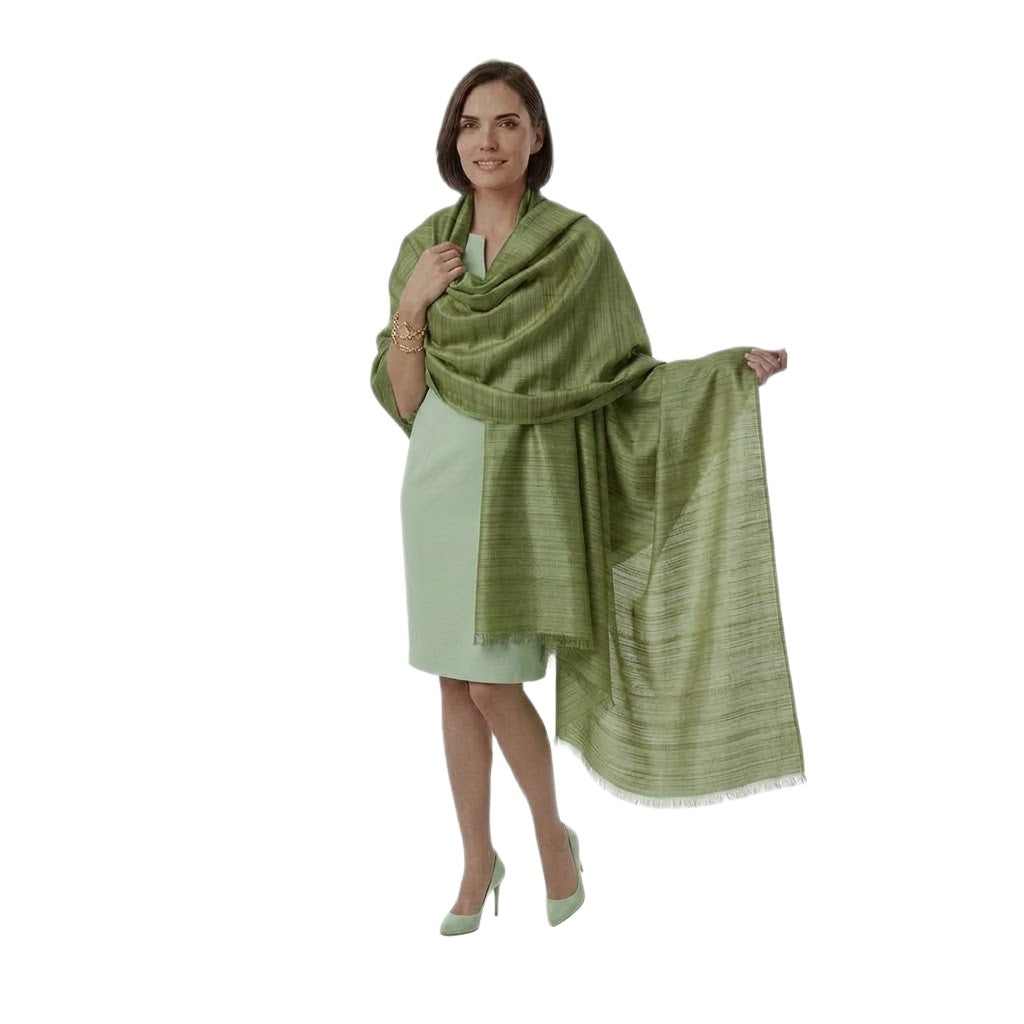 Sal tesut manual din 100% Matase Naturala Organica - Ghicha Tassar/Tussar Silk -> Cod: OrganicSilk9