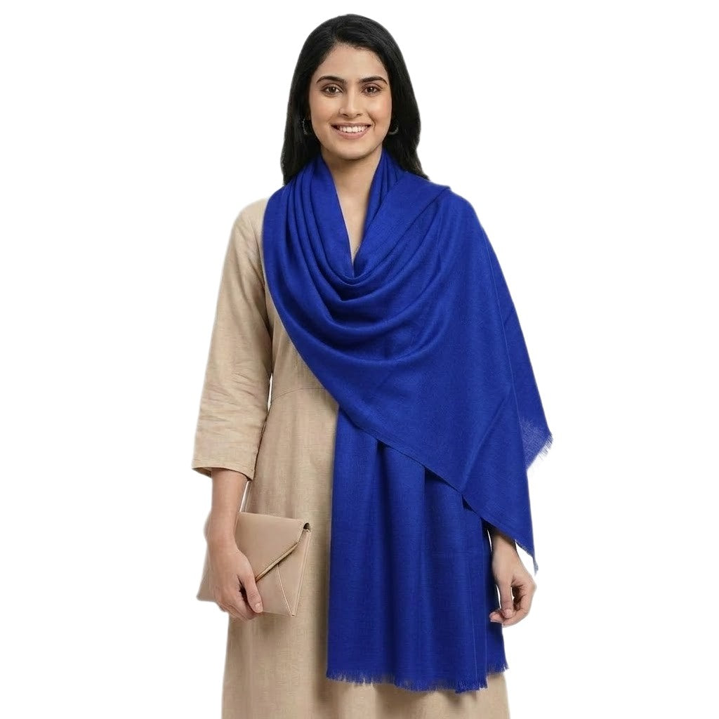 NOU! Sal Premium din Lana Merino->Albastru Regal-  Cod: SalMerino2