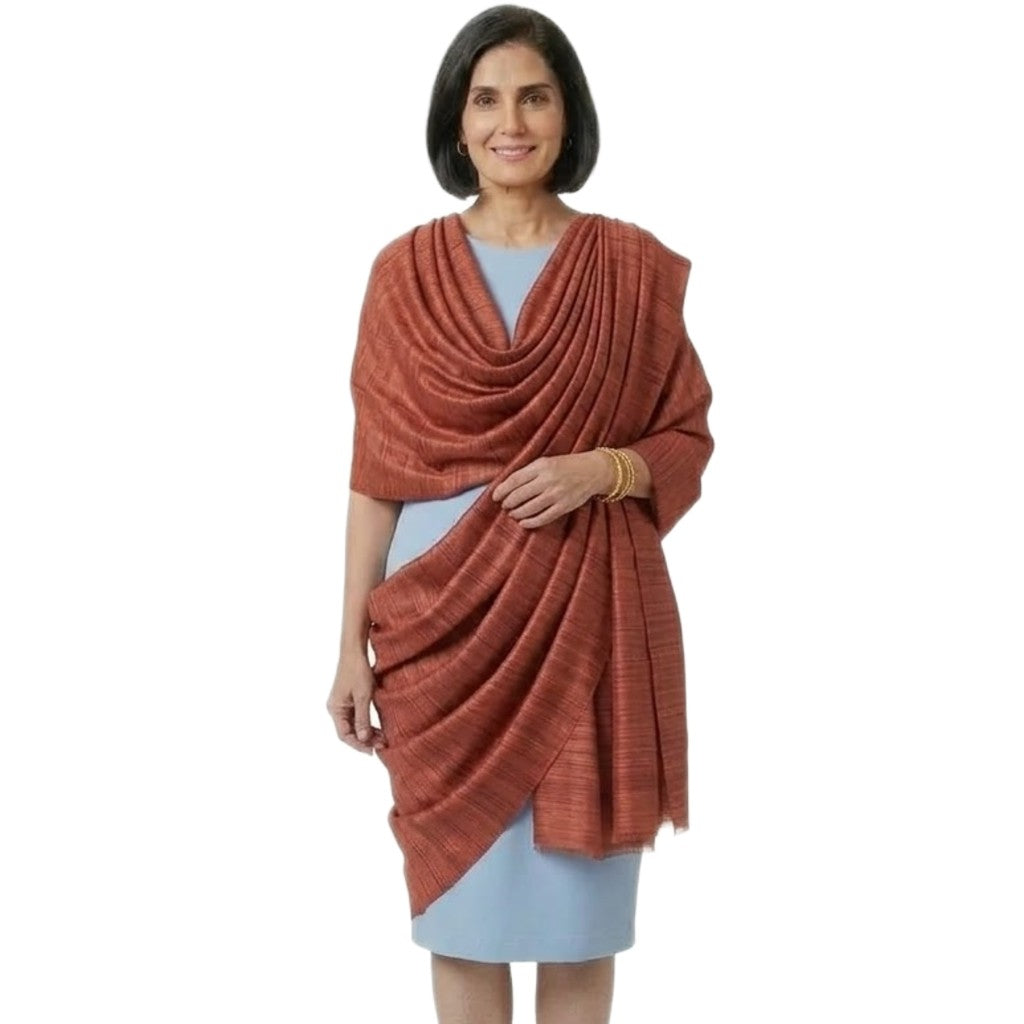 Sal tesut manual din 100% Matase Naturala Organica - Ghicha Tassar/Tussar Silk -> Cod: OrganicSilk15
