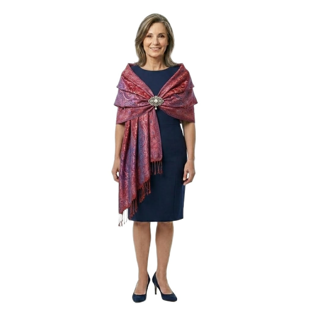 SAL Premium Jamawar din 100% Matase Naturala - Heritage -> Cod: PureSilkJamawar9