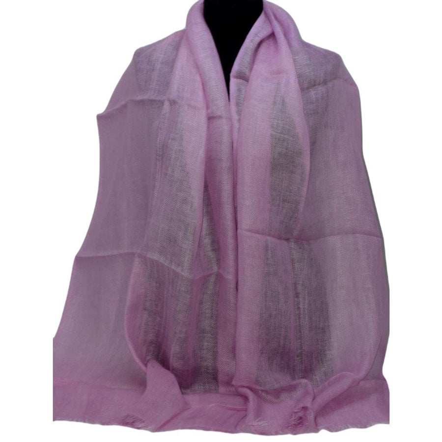 Esarfa-Sal tesuta manual din 100% IN (Linen 100%) - Purple Pink -> Cod: IN13 - Esarfa sal din 100% In