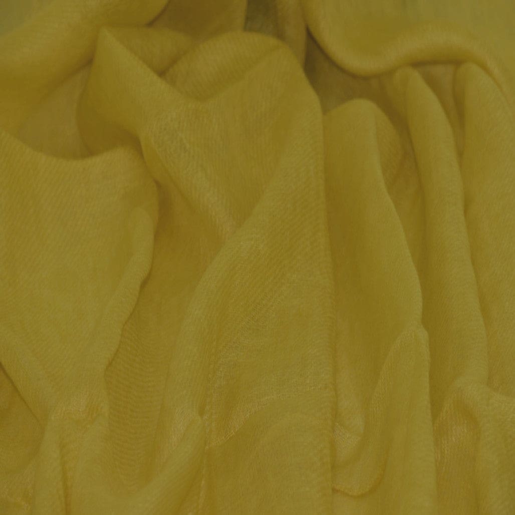 Esarfa-Sal tesuta manual din 100% IN (Linen 100%) - Yellow Mustard (Mustar) -> Cod: IN15 - esarfa sal din 100% in