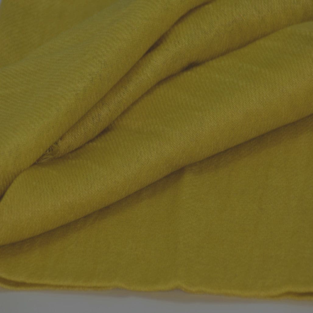 Esarfa-Sal tesuta manual din 100% IN (Linen 100%) - Yellow Mustard (Mustar) -> Cod: IN15 - esarfa sal din 100% in