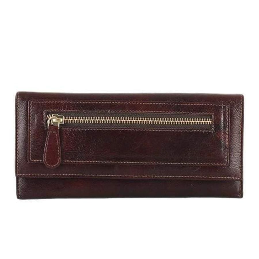 Geanta Clutch din Piele Naturala - Hazelnut Shade - clutch din Piele