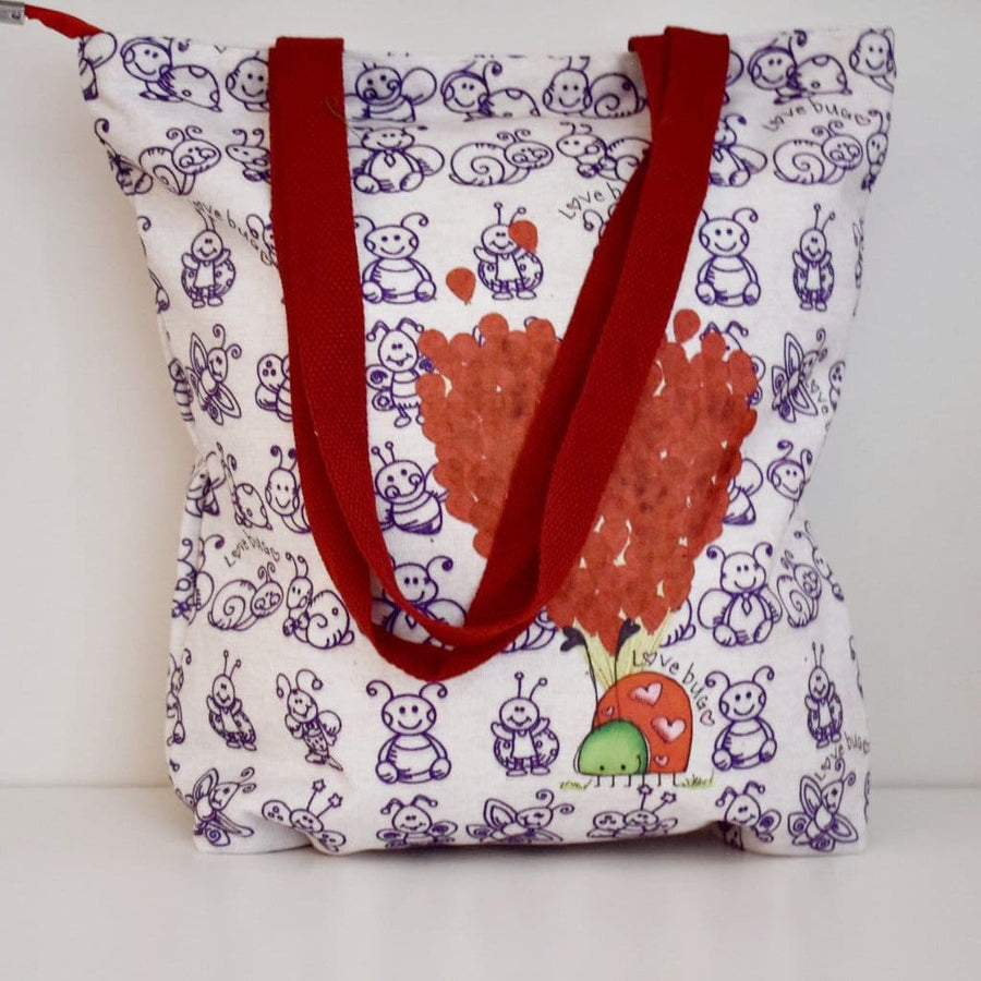 Geanta Tote din Canvas - Love Bug