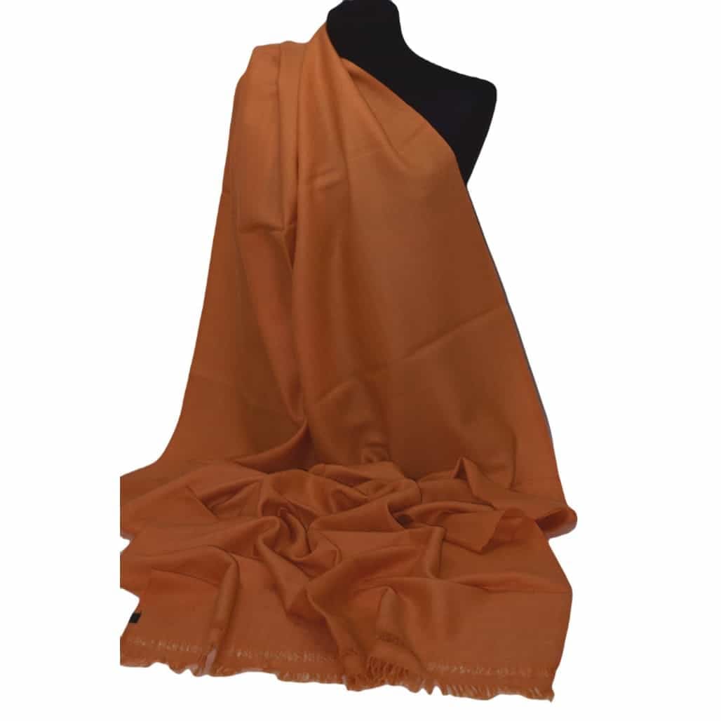 Sal Premium confectionat din Lana de Yak & Lana Merino - Orange Tangerine-> Cod: NEWYAK21