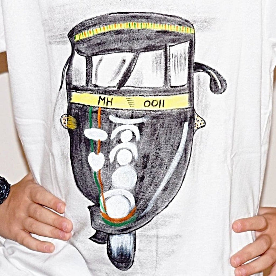 Tricou pentru Copii - Taxiul Indian Auto-Rikshaw - Tricouri copii